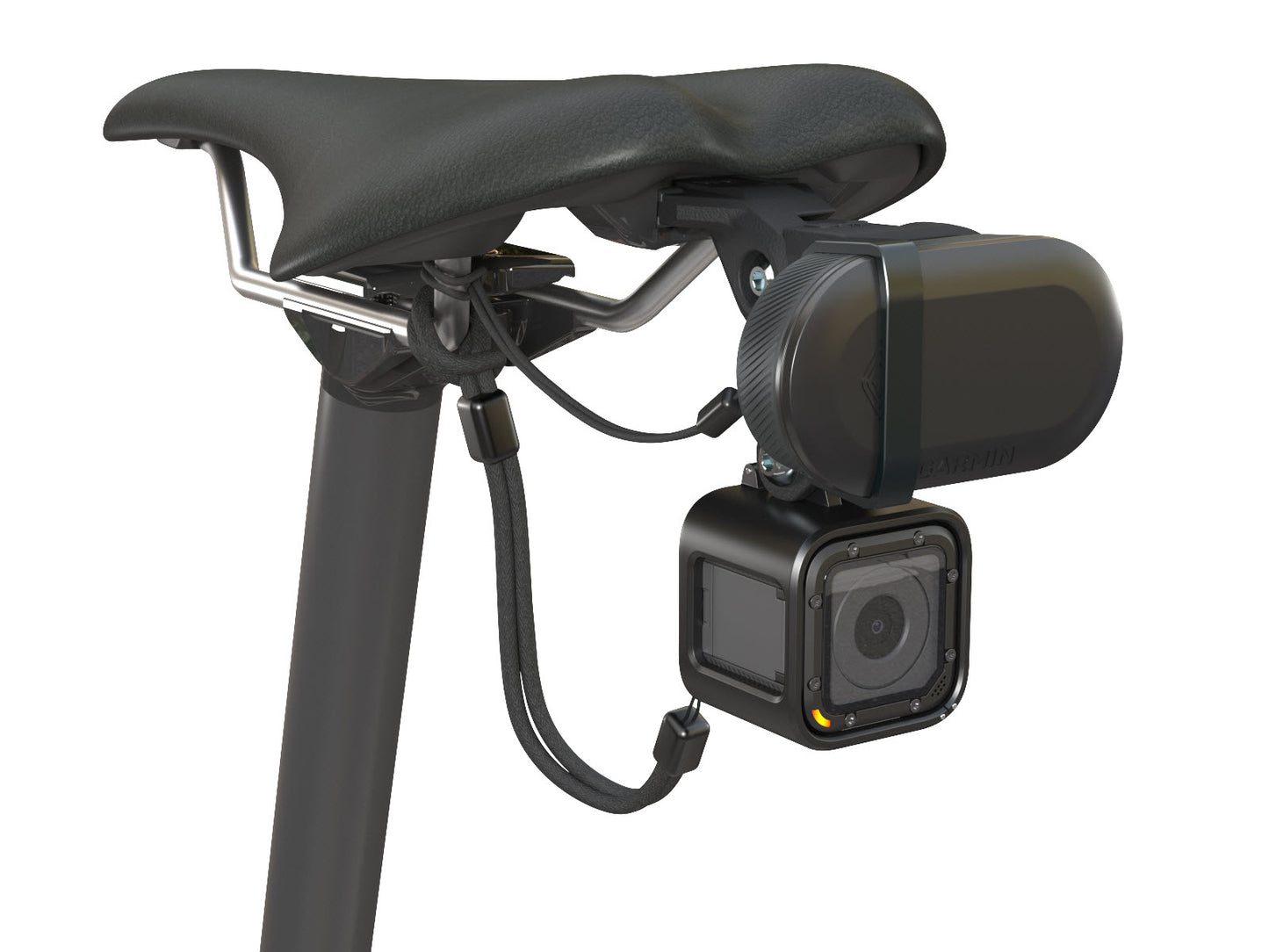 Horizontal Dual Mount Kit for Fizik and Garmin, Magene, and GoPro (ST)