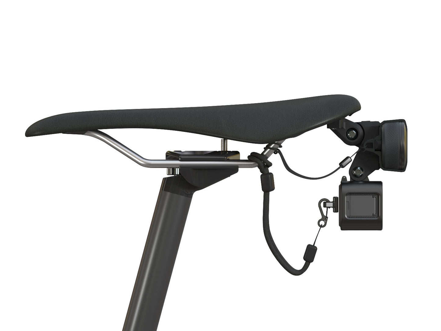 Horizontal Dual Mount Kit for Prologo and Garmin, Magene, and GoPro (ST)