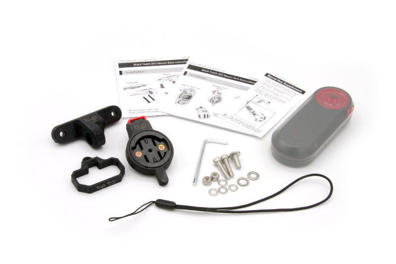 
                  
                    Bike Rack Mount Kit (Eco) components including mount, hardware, and instructions for Garmin Radars (ST)
                  
                