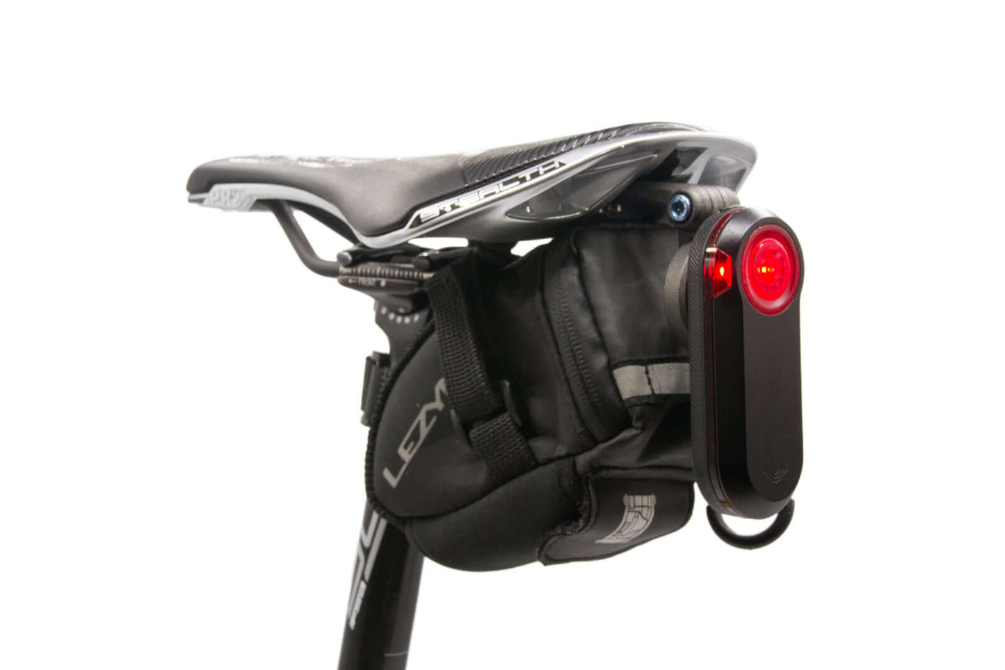 Road Bike Saddle Garmin Varia With Saddle Bag KOM Cycling Saddle