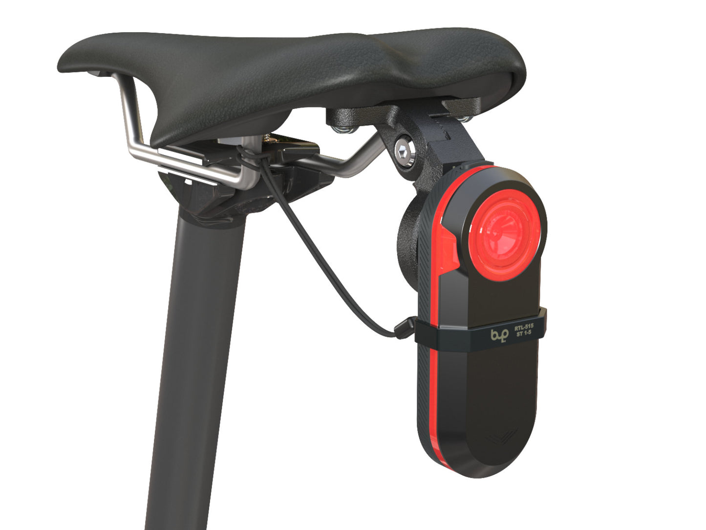 Trek Bontrager mount kits mounted on a Blendr equipped saddle for Bryton, Garmin, Magene, Wahoo.