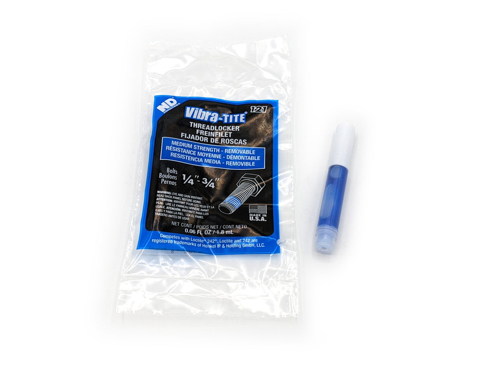 Threadlocker Dispensor Threadlocker by Vibra-Tite in small 2 ml dispenser.